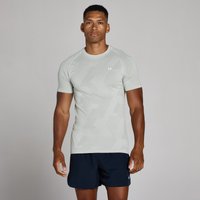 Image of Myprotein MP Men's Tempo Pillar Graphic Seamless T-Shirt - Chrome - L