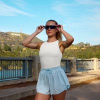 Image of Myprotein MP X Holly B Tempo High Neck Vest - Mist - S