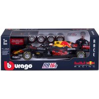 1:24 F1 RED BULL TOY TYRE CHANGING RACING CAR (2021) VERSTAPPEN PLAYSET