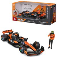 1:24 F1 MCLAREN MCL38 2024 WITH DRIVER FIGURE NORRIS