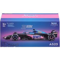 Bburago F1 BWT Alpine F1 Team A523 2023 With Ocon Helmet 1:43 Scale Model