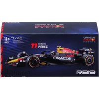 Bburago F1 Red Bull Racing RB19 2023 With Perez Helmet 1:43 Scale Model