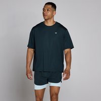 Image of Myprotein Mp Men's Hybrid Oversized Mesh T-Shirt - Faded Blue - L