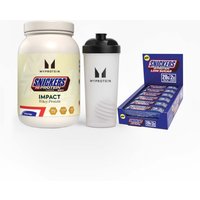 Image of Myprotein SNICKERS® Protein Bundle - Snickers Original HiProtein Bar - 1KG - 30servings - Impact Whey Protein Snickers White