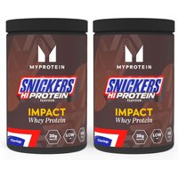 Image of Myprotein Impact Whey Protein — SNICKERS® Twin Pack - Snickers Original - Snickers Original - 500g
