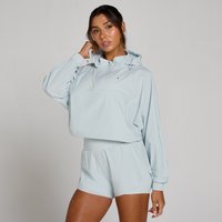 Image of Myprotein MP Women's Tempo Ultra 1/4 Zip Woven Jacket - Blue Aura - L