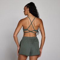 Image of Myprotein MP Women's Tempo Adjustable Strappy Back Sports Bra - Cloudy Green - L
