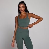 Image of Myprotein MP Women's Tempo Strappy Racerback Vest - Cloudy Green - L