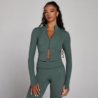 Image of Myprotein MP Women's Tempo Cropped Jacket - Cloudy Green - L