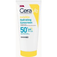 CeraVe Invisible Hydrating Sunscreen SPF 50 for body, face, & all skin types with 3 essential ceramides 177 ml