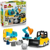 LEGO DUPLO 3 in 1 Construction Vehicles Building Toy 10475