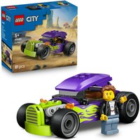 LEGO City Hot Rod Race Car Building Toy and Minifigure 60485