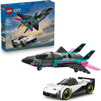 LEGO City Jet vs. Car Toy Cars and Jet Toy Playset 60489