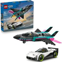 LEGO City Jet vs. Car Toy Cars and Jet Toy Playset 60489