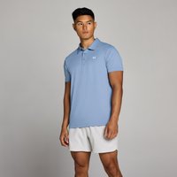 Image of Myprotein MP Men's Training Polo Shirt - Fog Blue - L