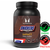 Image of Myprotein Impact Whey Isolate – SNICKERS® - 1KG - 28servings - Snickers Original