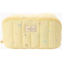Flat Lay London Women's Marshmallow Flat Lay Makeup Box Bag - Flora
