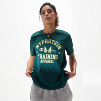 Image of Myprotein Myprotein X Champion Relaxed Fit Short Sleeve Crewneck T-Shirt Teal - L