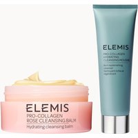Elemis Pro-Collagen Hydrating Cleansing Mousse and Cleansing Balm Bundle (Various Aromatics) - Rose