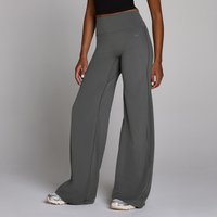 Image of Myprotein MP Women's Tempo Petite Wide Leg Leggings - Dark Grey - XS