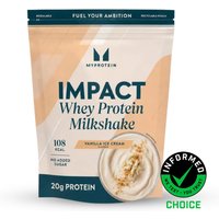 Impact Whey Protein Milkshake - 4350g - 150porzioni - Gelato alla vaniglia — Gelato alla vaniglia