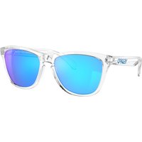 Image of Myprotein Oakley Frogskins Crystal Clear with PRIZM Sapph Lens