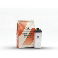 Image of Myprotein Impact Protein Bundle - 30servings - Shaker - Unflavoured (+Collagen)