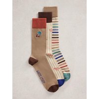 White Stuff Aktion 43% Rabatt auf 3erPack HummerSocken 4143