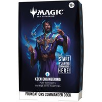 Magic: The Gathering Foundations Keen Engineering Starter Commander Deck