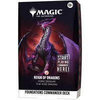 Magic: The Gathering Foundations Reign Of Dragons Starter Commander Deck