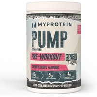 Image of Myprotein Origin Pump Pre-Workout | Stim & Caffeine-Free - 625G - 25servings - Cherry Drops (Jacked)