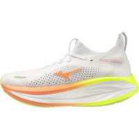 Mizuno Women's Neo Vista 3 - White/Flamingo Coral/Lime Pulp - 04
