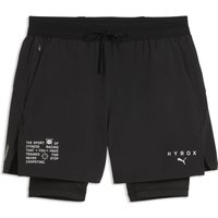 Image of Myprotein PUMA X HYROX Men's 2In1 Powermode Short - Puma Black - S