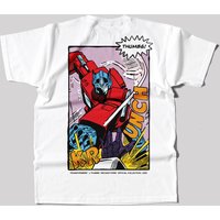 Transformers x THUMBS Zavvi Exclusive Optimus Prime Comic T-Shirt White - XXL