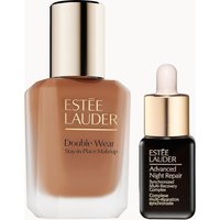 Estee Lauder Double Wear Stay-in-Place Makeup & Advanced Night Repair Serum Bundle (Various Shades) - Amber Honey