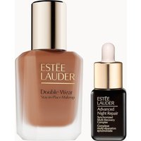 Estee Lauder Double Wear Stay-in-Place Makeup & Advanced Night Repair Serum Bundle (Various Shades) - Sandalwood