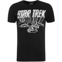 Star Trek Men's Enterprise Logo T-Shirt - Black - S - Black - 14.00 Star Trek Men's Enterprise Logo T-Shirt - Black - S - Black
