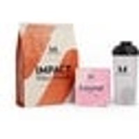 Myprotein UK MyProtein Impact Whey Protein + Layered Protein Bar Bundle - Vanilla Birthday - Strawberry Cream