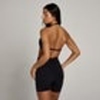 Myprotein UK MP Women's Tempo Halterneck Open Back Sports Bra - Black