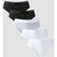 Myprotein UK MyProtein MP Women's Mid Rise Bikini Brief (5 Pack) - White/Black/Grey Marl - S
