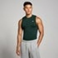 Myprotein UK MyProtein MP Men's Tempo Pillar Graphic Seamless Tank - Dark Emerald - S
