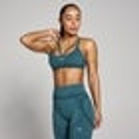 Myprotein UK MyProtein MP Women's Hybrid Strappy Sports Bra - Rich Teal