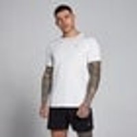 Myprotein UK MyProtein MP Men's Training T-Shirt - Off White / Vibrant Pink