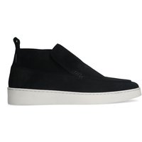 Angebot auf Manfieldschuhe 17% Rabatt auf schwarze VelourslederBoots