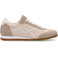 Manfieldschuhe 30% Rabatt auf cremefarbene Ledersneaker mit beigefarbenen Akzenten