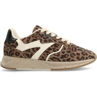 Manfieldschuhe VelourslederSneaker mit Leoprint