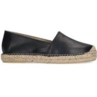 Manfieldschuhe 15% Rabatt auf elegante schwarze LederEspadrilles sichern