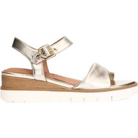 Manfieldschuhe 30% Rabatt auf elegante goldene LederSandaletten