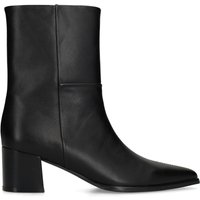 Manfieldschuhe 20% Rabatt auf elegante schwarze Lederstiefeletten mit Absatz