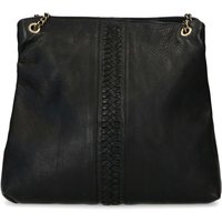 Manfieldschuhe 29% Rabatt auf elegante schwarze LederSchultertasche